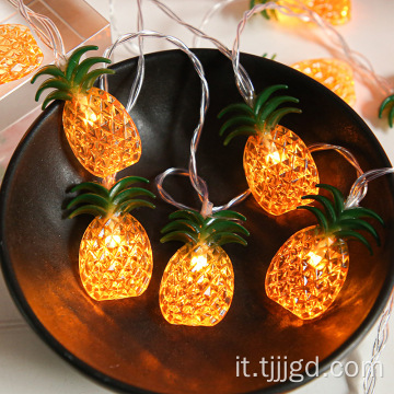 Stringa leggera a forma di ananas a LED